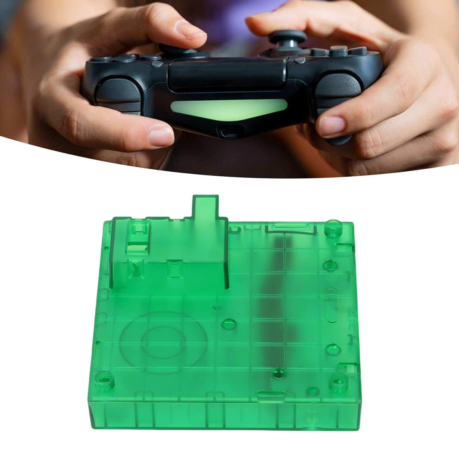 SENECESLI Funda de Repuesto para Consola Translúcida de , Carcasa Resistente para Gameboy Player DOL-017, Fácil Instalación para Jugadores