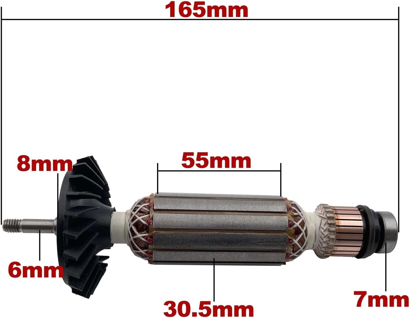 AC220V-240V Armature Rotor Anchor Replacement for Angle Grinder GWS900-100 GWS900-125 GWS9-115 GWS9-125(Armature)