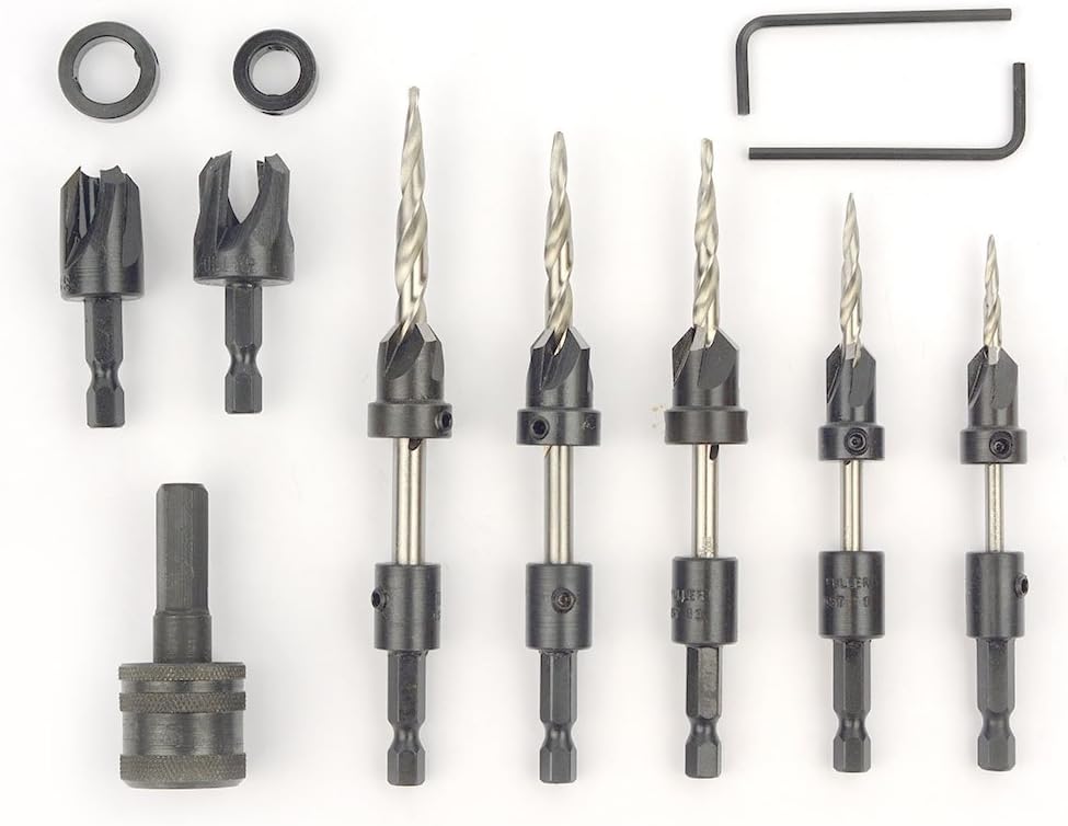 Big Horn 18939#11 5pc. Countersink Set W. L. Fuller 10393011C