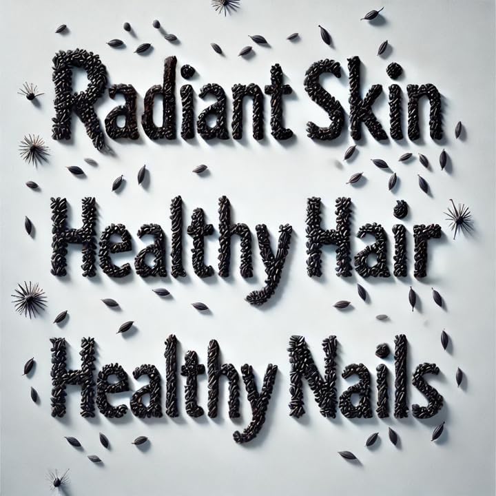 Miniatura 5 de NaturoBliss Aceite de semilla negra  150 cápsulas blandas para la salud de la piel (sin OMG y vegano) Premium prensado en frío Nigella sativa que