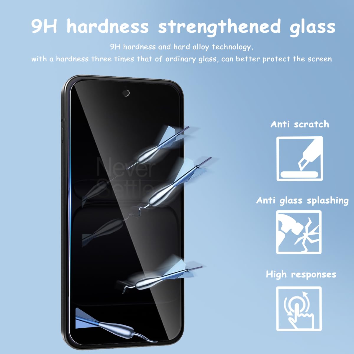 Yonntmmi Pellicola protettiva per OnePlus 13T Vetro Temperato 3 Pezzi