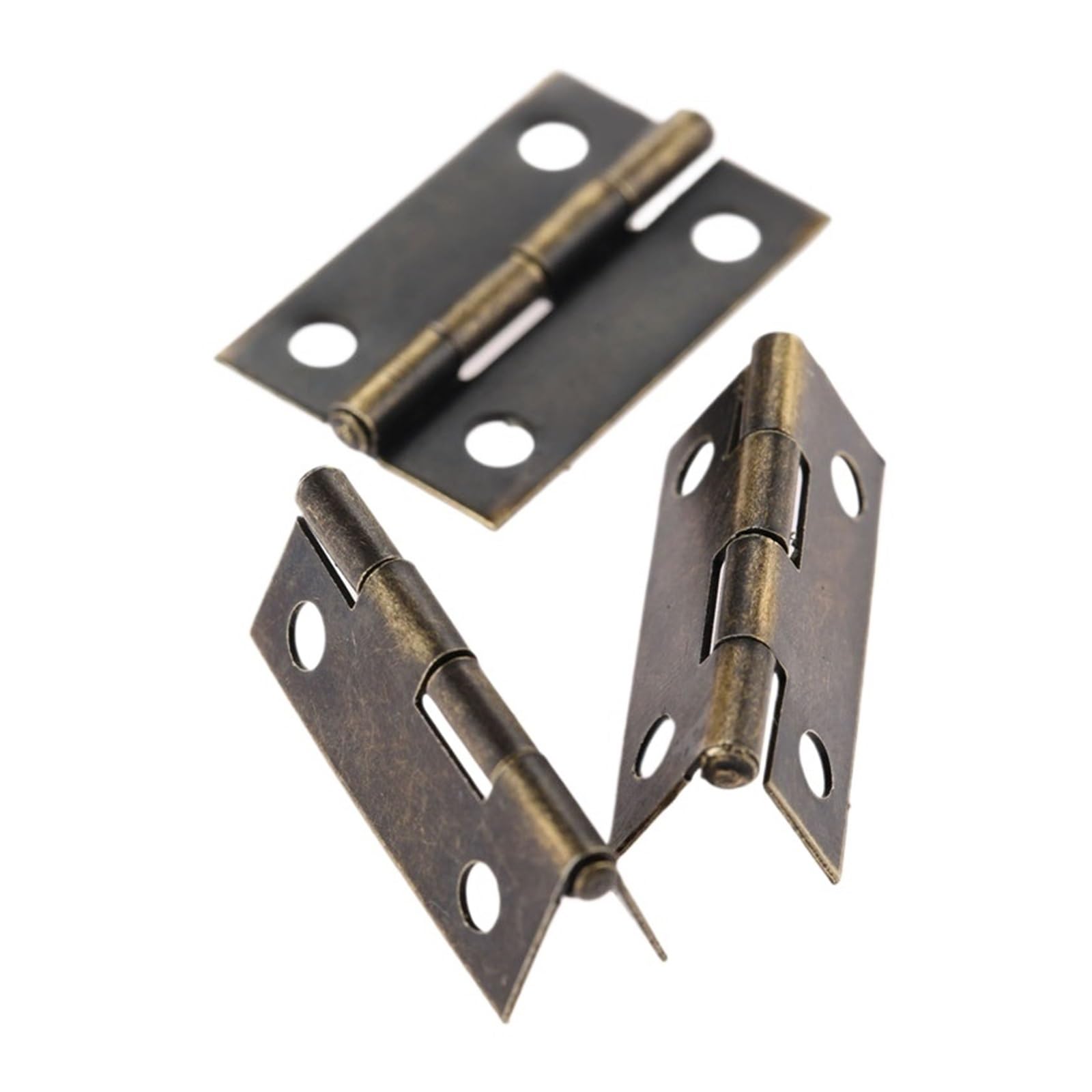 Charnières de porte antiques en bronze pour restaurer vos meubles en bois