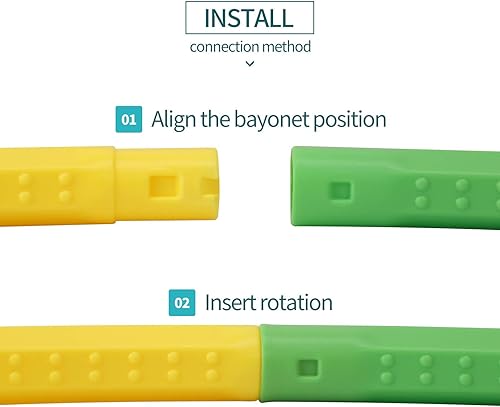 Miniatura 7 de Paquete de 2 aros de color, tamaño y longitud ajustable, juguetes de plástico para adultos y juegos de fiesta, equipo de gimnasia y agilidad para