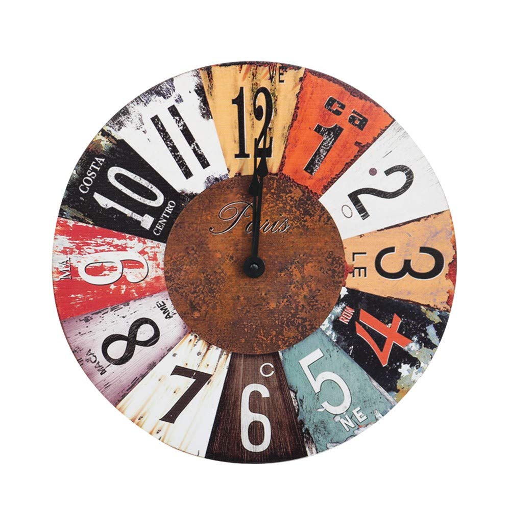 Horloge murale vintage ancienne décoration pour hôtel et café