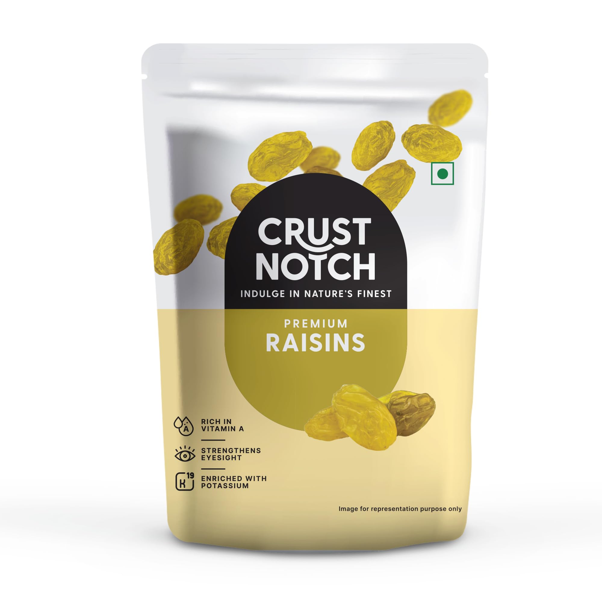 CrustNotch Raisins | Rich in Iron & Vitamin B Fibre & Potassium | Golden Kishmish | Dry Fruits | Healthy and Tasty Snacks | Dried Grapes | (450 gm)-image-15
