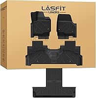 Vista 29 de LASFIT - Tapetes para Ford F250 y F350 2012-2016 sin palanca de cambio manual de tracción, protectores de TPE para todo clima, piso alfombrado