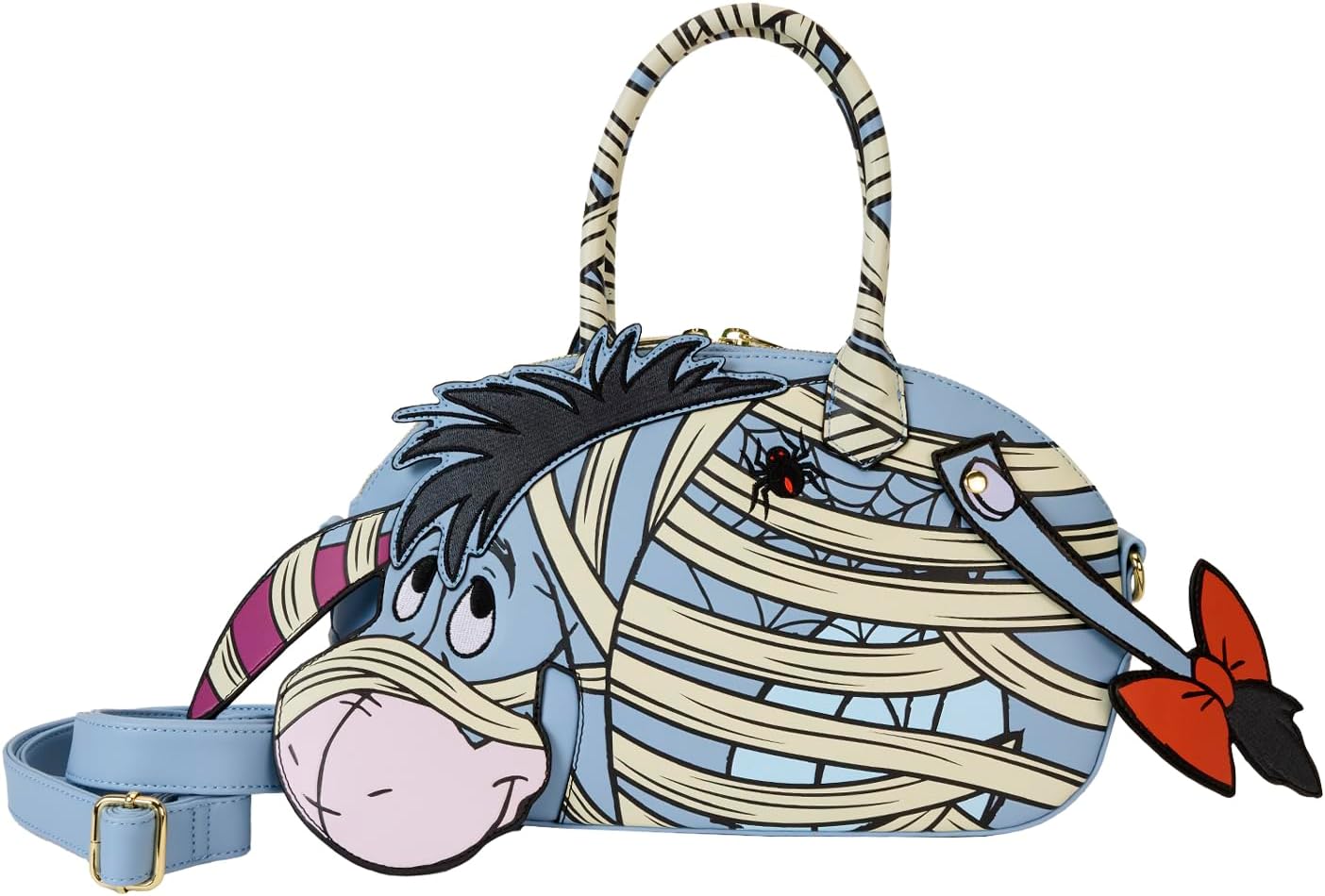 Winnie The Pooh Mummy Eeyore Cosplay Glow Crossbody Bag