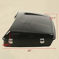Vista 3 de XFMT - Respaldo trasero y cajuela para Harley Davidson Touring Glide, Style 3