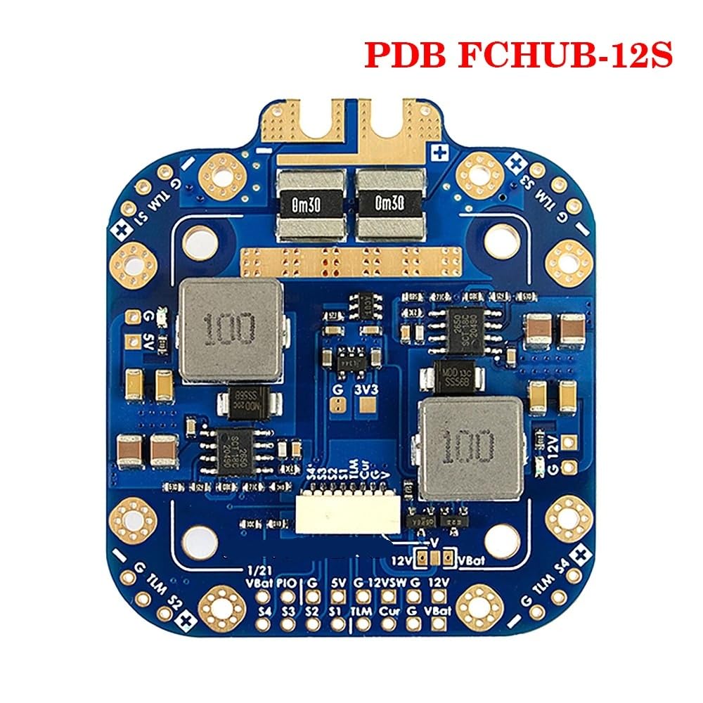 PDB FCHUB-12S V2 5V e 12V Uscita 440A Sensore di Corrente 3-12S LIPO Adatto for RC Aereo Multirotore X-Class FPV Cinelifter Drone