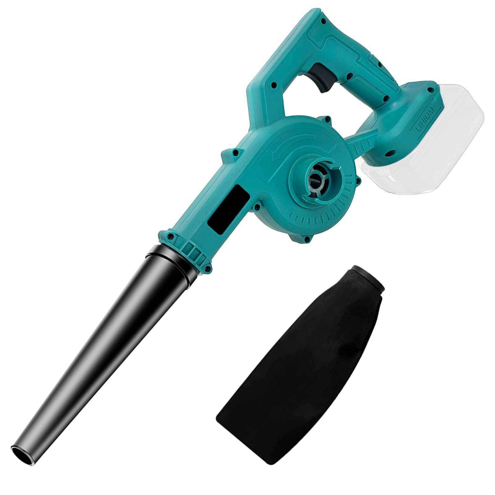 Cordless Leaf Blower for Makita 18V Battery, 2-in-1 Handle Leaf Blowers and Vacuums, Lightweight Electric Garden Leaf Blower For Lawn Care Leaf Blowing, Car, Corner Dust (No Battery) — image 1