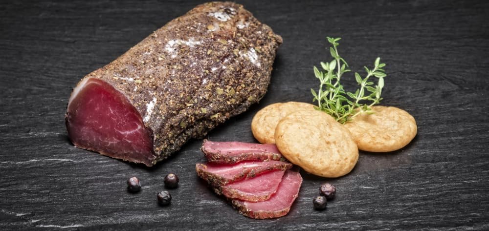 Almgourmet- Südtiroler Kräuterfilet - 3 Stück je 120g - zartes Filet mit edlem Kräutermantel - saftig und intensiv