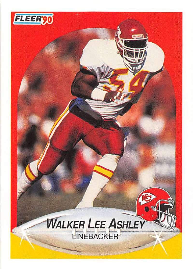 Amazon.com: 1990 Fleer Football #198 Walker Lee Ashley RC Rookie