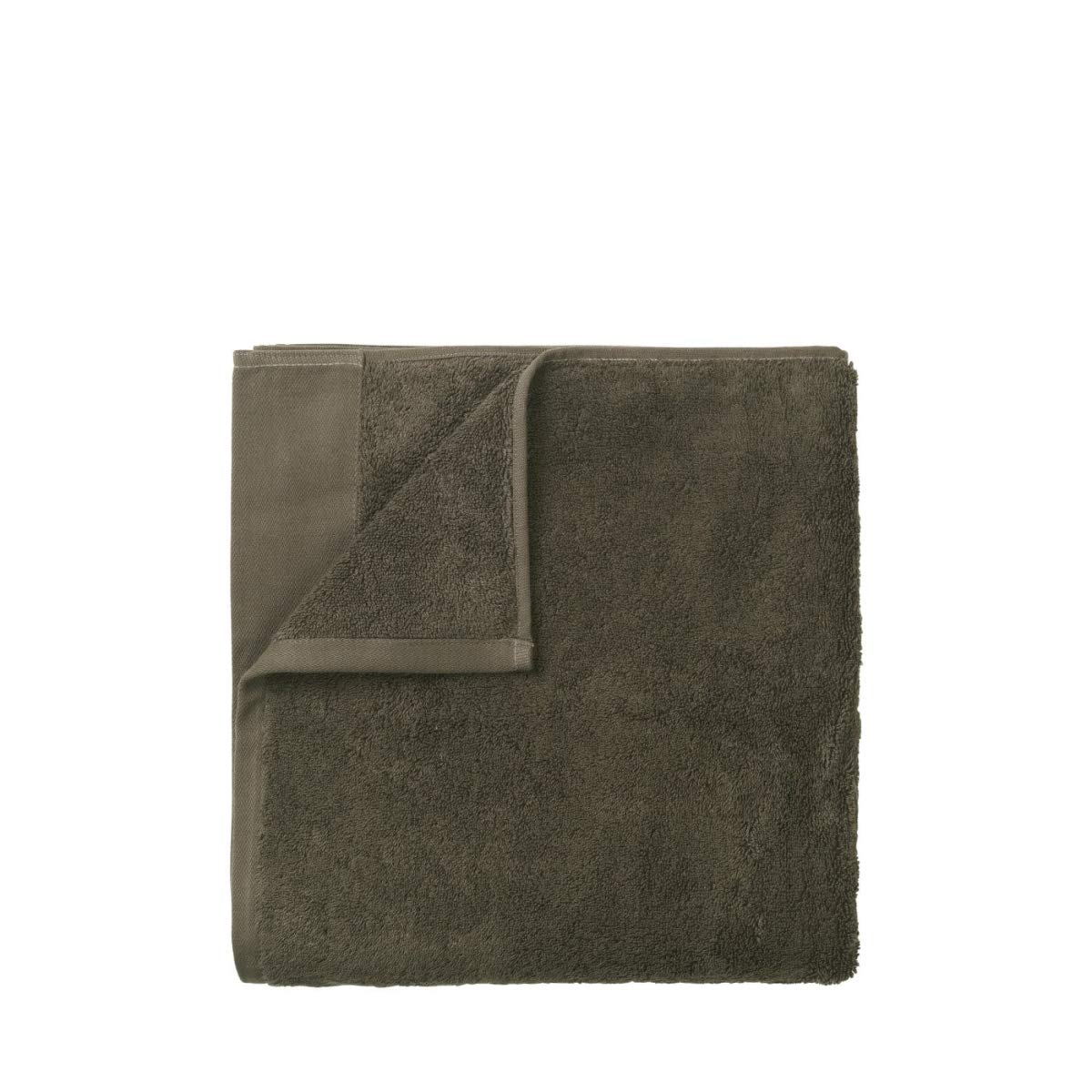 Serviette de toilette 50 x 100 cm Blomus Riva coton tarmac pour linge de maison moderne