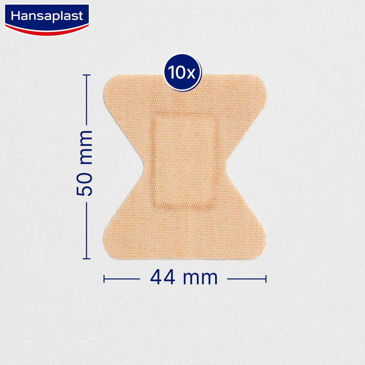 Hansaplast Fingertip Elastic Apósitos adhesivos para la yema de los dedos, apósitos para heridas en dedos repelentes al agua y extraflexibles, bloquean el 99% de las bacterias, 10 unidades