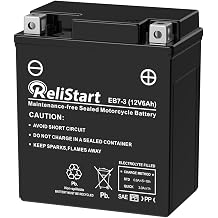 12V 6AH Battery, Rechargeable Maintenance Free SLA AGM Motorcycle Battery