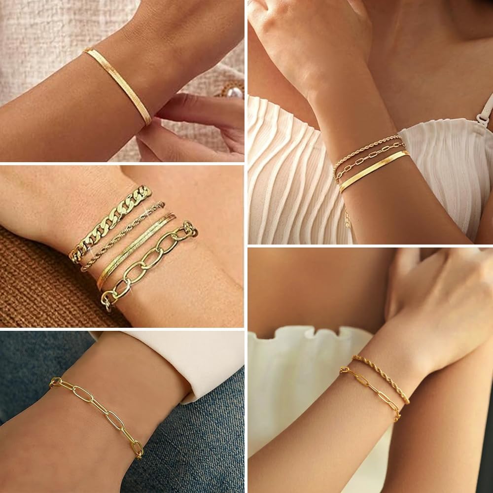 SEEDRILL Bracelets for Women Trendy Hypoallergenic Bracelet Jewelry Set image 3