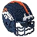 NFL Denver Broncos Mini BRXLZ Helmet Building Blocks, One Size, Blue