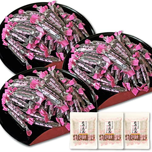 昆布逸品 プレーン 梅 山わさび しっとり やわらか昆布 高級珍味 業務用 (梅, 200g×3袋)