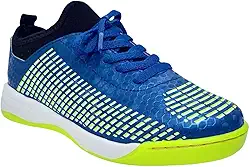 Chuteira Futsal Elástico Cadarço Confortável Infantil Menino Tamanho:29;cor:amarelo