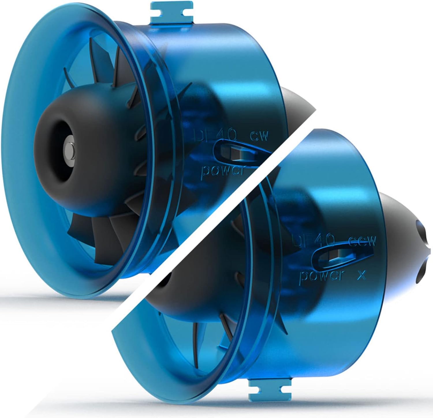 Comparison of ZKSJ 40mm EDF CW and CCW versions