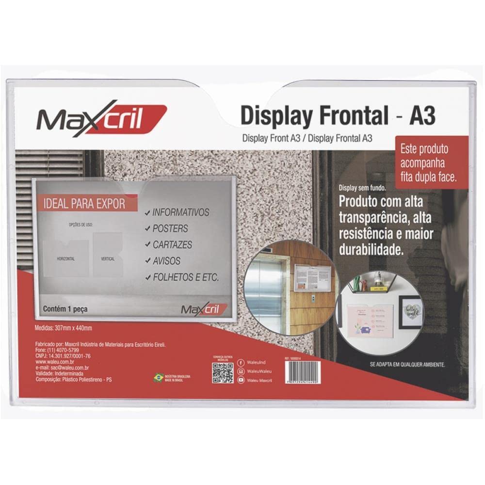 Quadro Multiuso A3 Cristal Office - 86210 | Amazon.com.br
