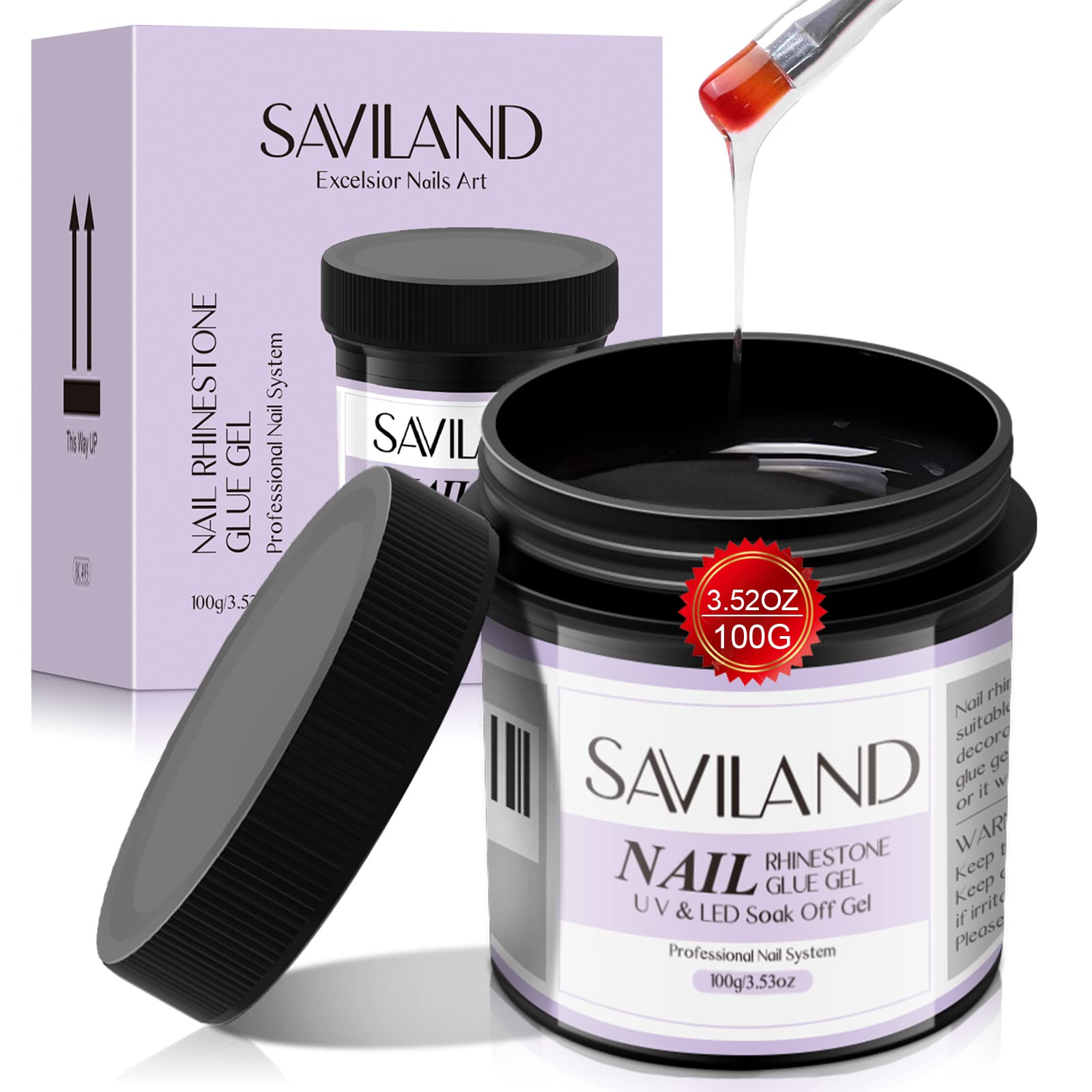 ネイルジェル&グルー&ストーン Amazon.co.jp: Saviland ネイル ラインストーン グルー ジェル – 100g