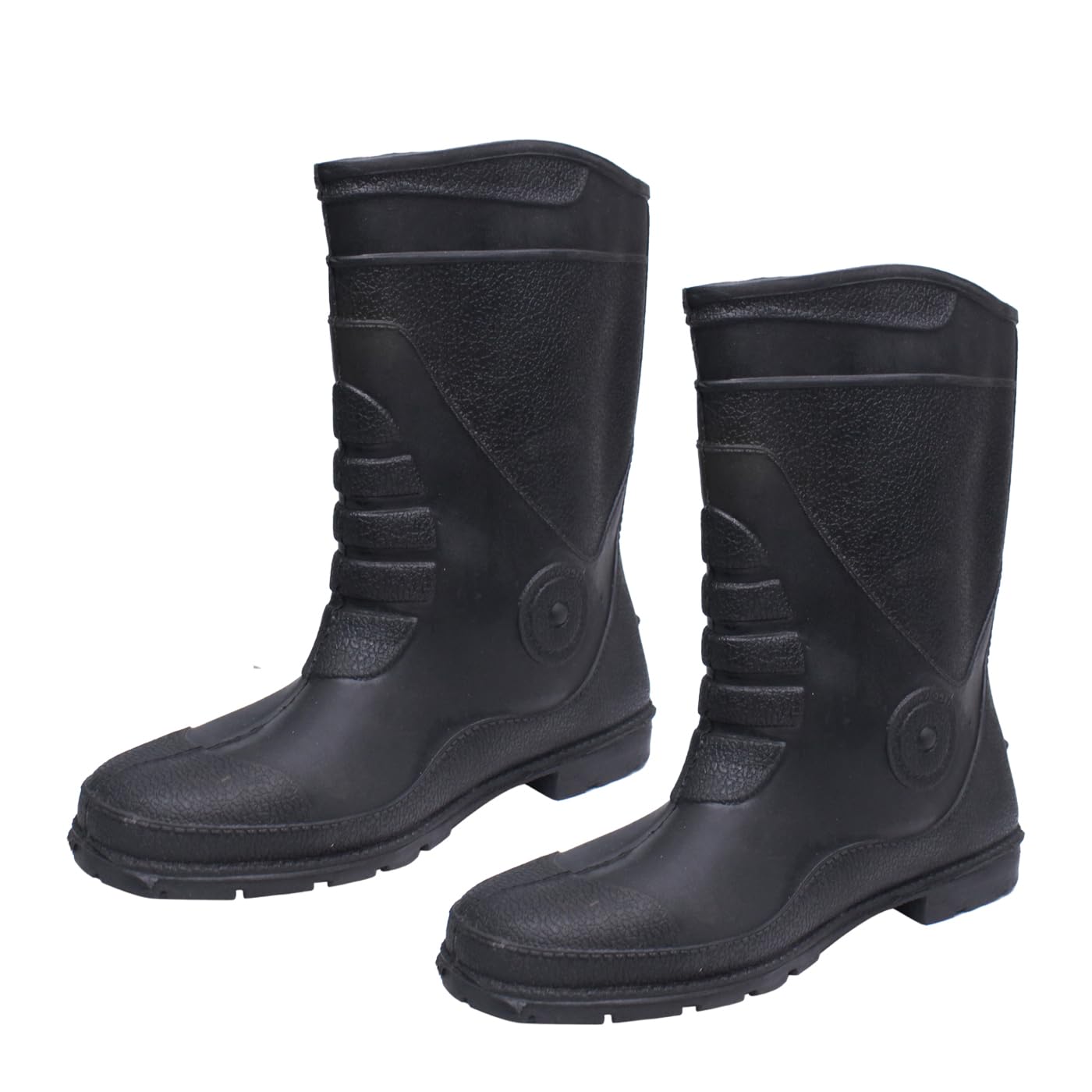 BAAL Waterproof Safety Gumboots for Men Water Resistant Anti Slip Rain Boots for Farming, Agriculture, Industrial, and Work Environments | Durable and Comfortable Foot Protection (Size-10) Black (B0963DZL5D) Amazon Price History, Amazon Price Tracker