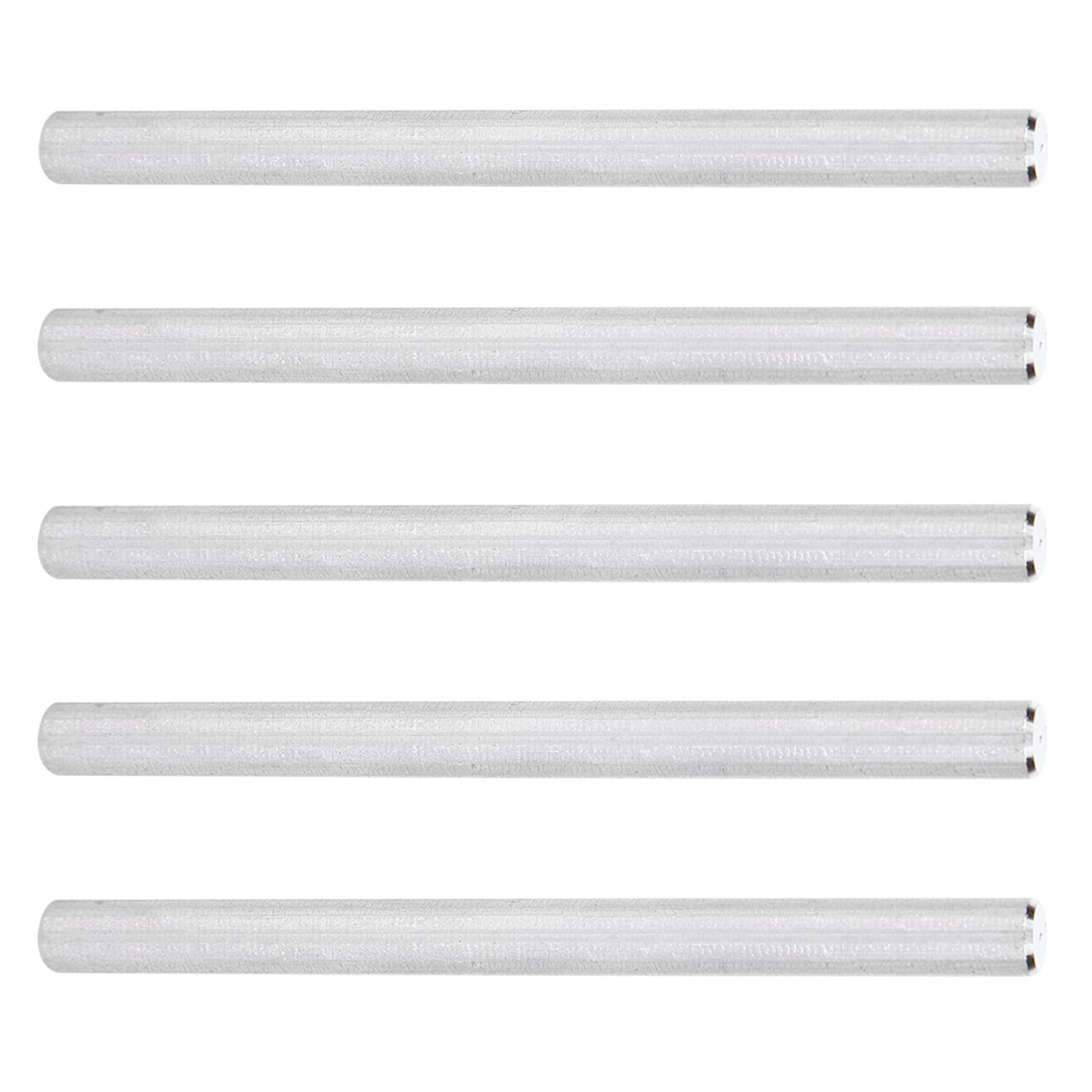 5Pcs Stainless Steel Round Rod, Robot Round Shaft Metal Solid Rod Gear Axle, Mechanical Model Round Toy Car Gear Shaft, for Variety Robots