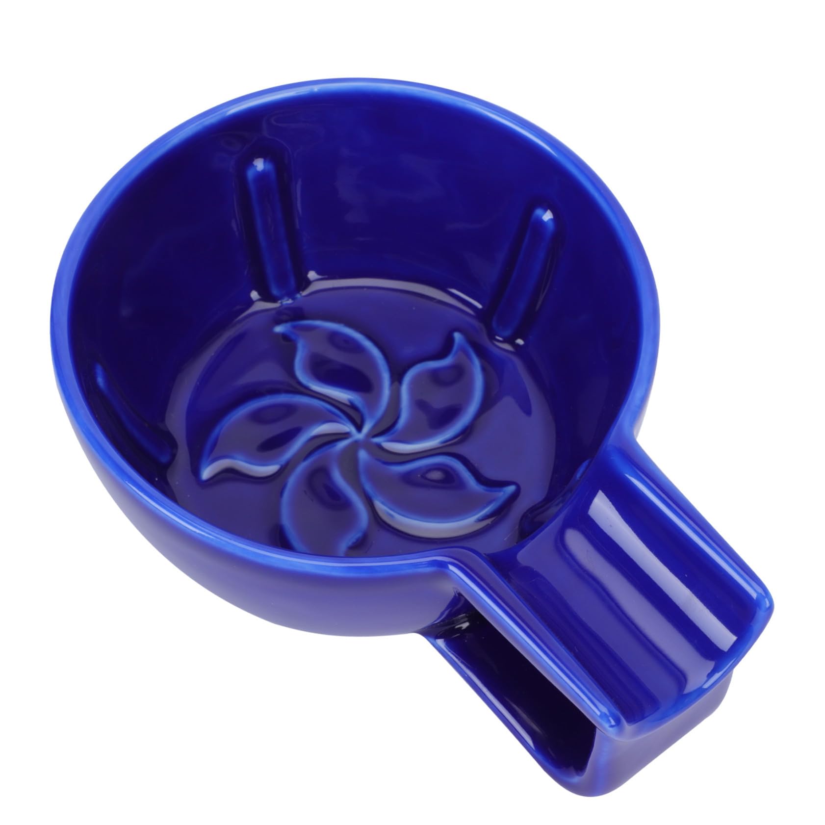 Bol à Raser Céramique Bleu, Grand Format, pour Mousse Homme