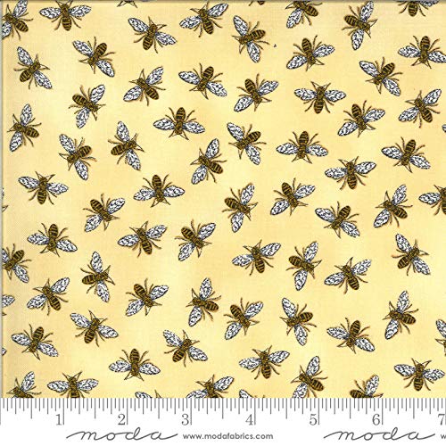United Notions and Moda Fabrics Bee Grateful by Deb Strain Buzz Honey Yellow Style 19965-12