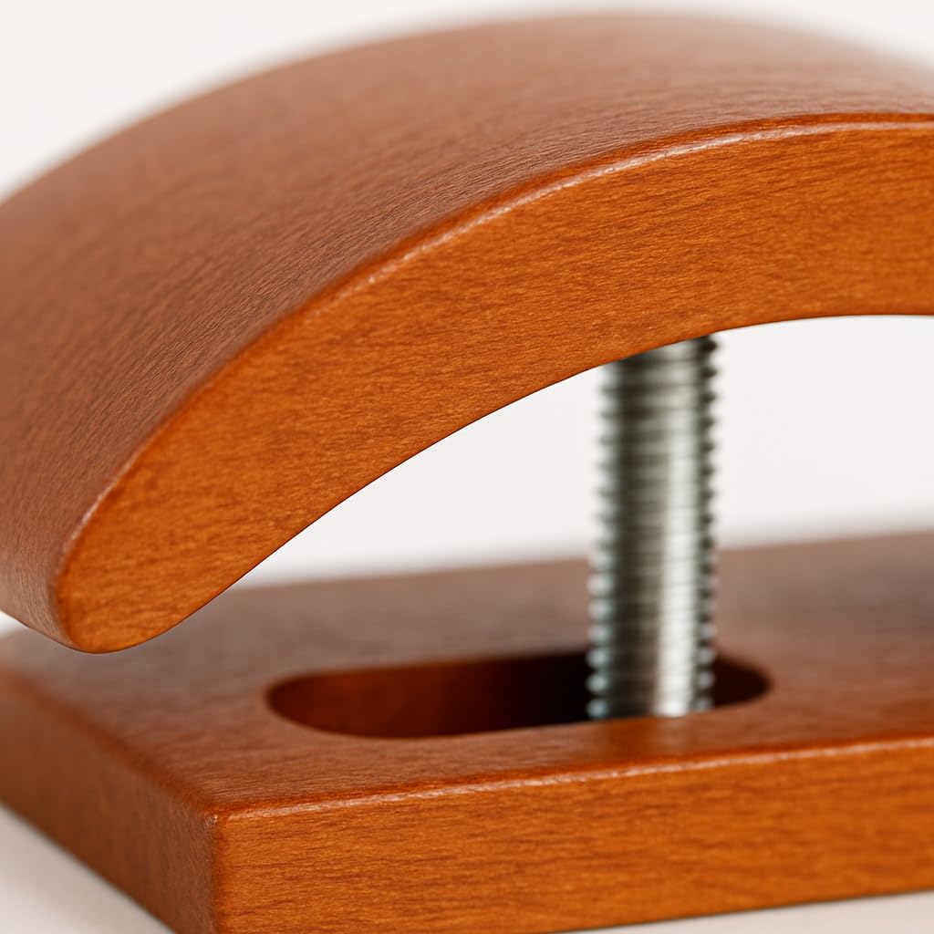 Katai - Quilt Clamps - Set of 4, Large, Wood, Wall Mount Hangers for Rug, Tapestry - Complete with Screws and Tape Measure