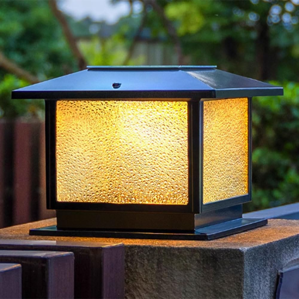 Colonne lumineuse LED moderne en aluminium et verre givré haut de gamme