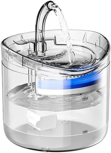 Pet Water Fountain, 2L Clear Automatic Drinking Dispenser