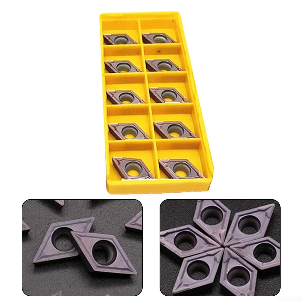 10pcs DCMT11T308 MPVP15TF Lama di tornitura in carburo