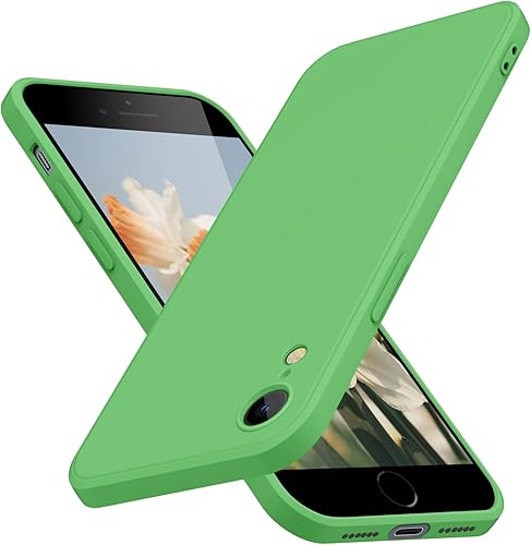 Funda para iPhone XR de silicona líquida, protección de cuerpo completo, suave, a prueba de golpes, antiarañazos, para iPhone XR, ajuste delgado,
