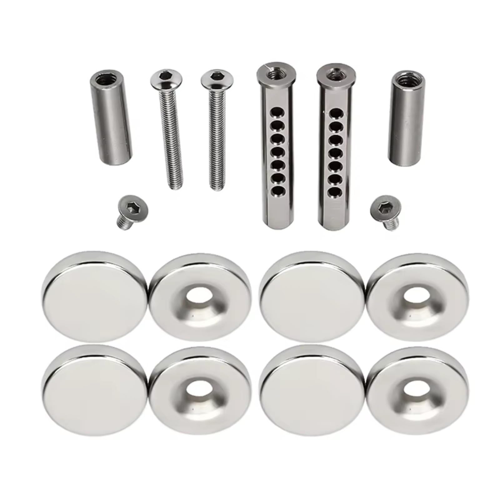 para Axial para SCX10 1/10 RC Soportes De Poste Cuerpo con Imanes