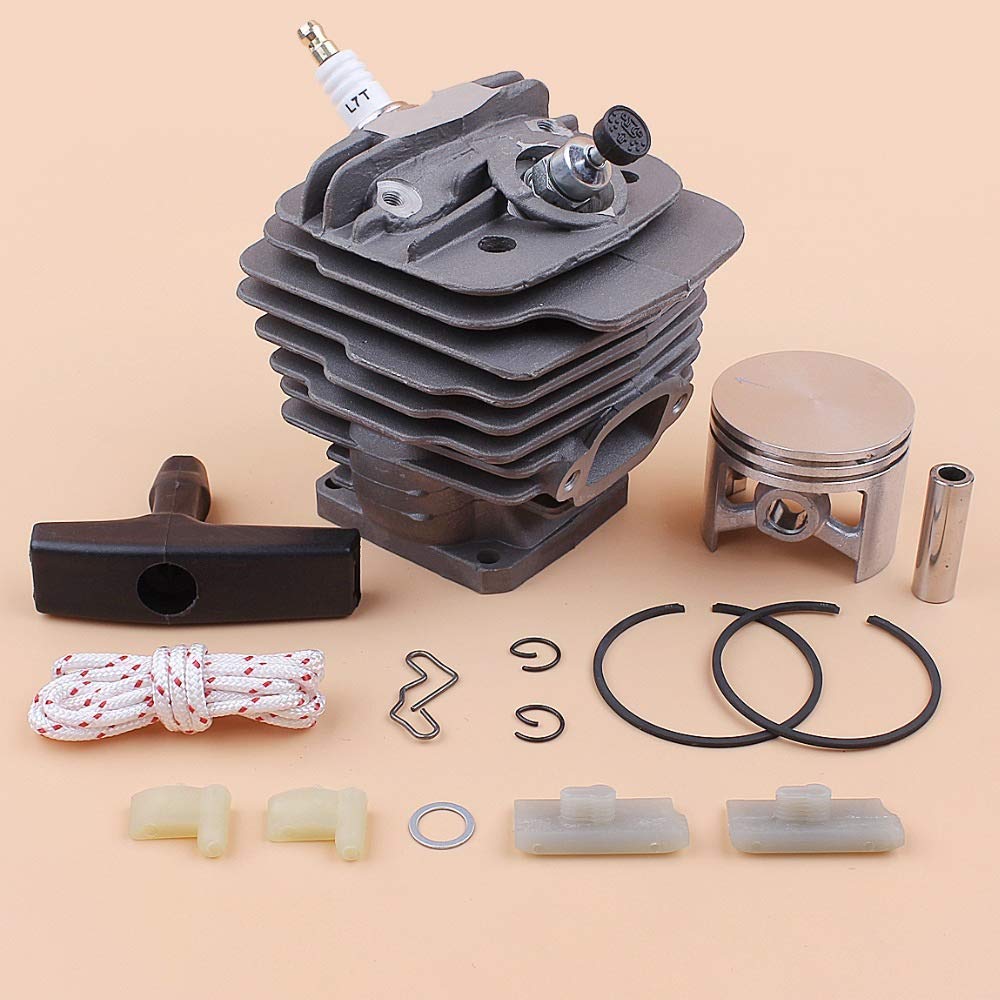 Kit de reparación de Perro de trinquete de Arranque de guía de Cadena de pistón de Cilindro de 48 mm Compatible con STIHL MS360 MS340 036034 034AV 034 Super Gas Motosierra Piezas