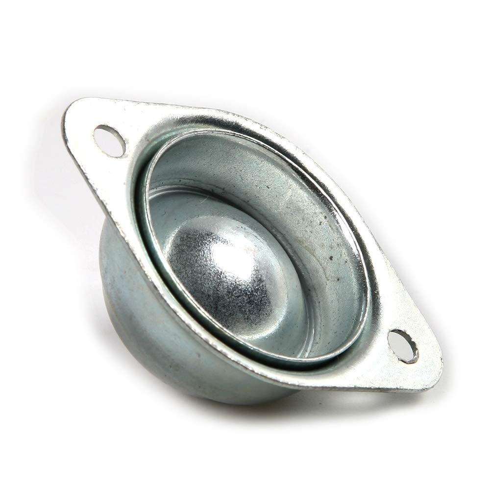 TMP1105 Atoplee 2 PCS Roller Blade Ball Bearings Wheels Silver Stainless Steel Mini Ball Caster Roller Ball Bearing