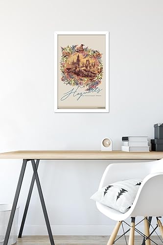 Vista 33 de Trends International The Wizarding World: Harry Potter - Póster de pared floral de Hogwarts, 14.725 x 22.375 pulgadas, versión premium sin marco