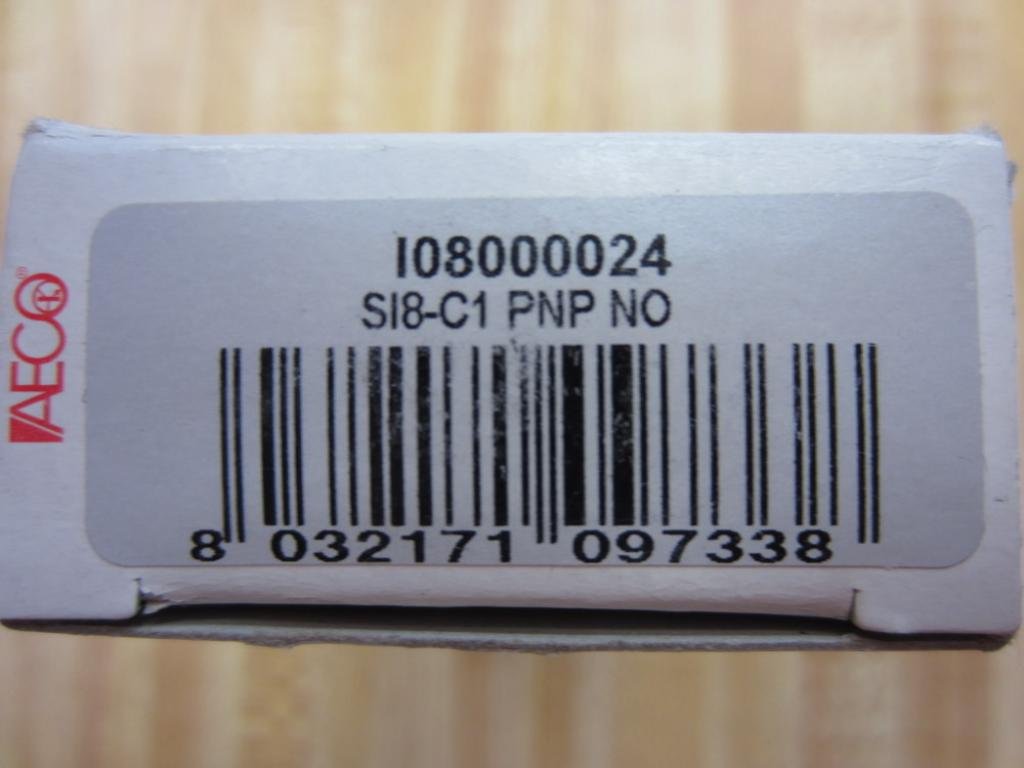 SI8-C1 PNP NO 1.5 MM Range, 2 M Cable Length, 6-30 VDC, 8 MM Sensor Diameter, INDUCTIVE, NORMALY Open, PNP, Proximity Switch