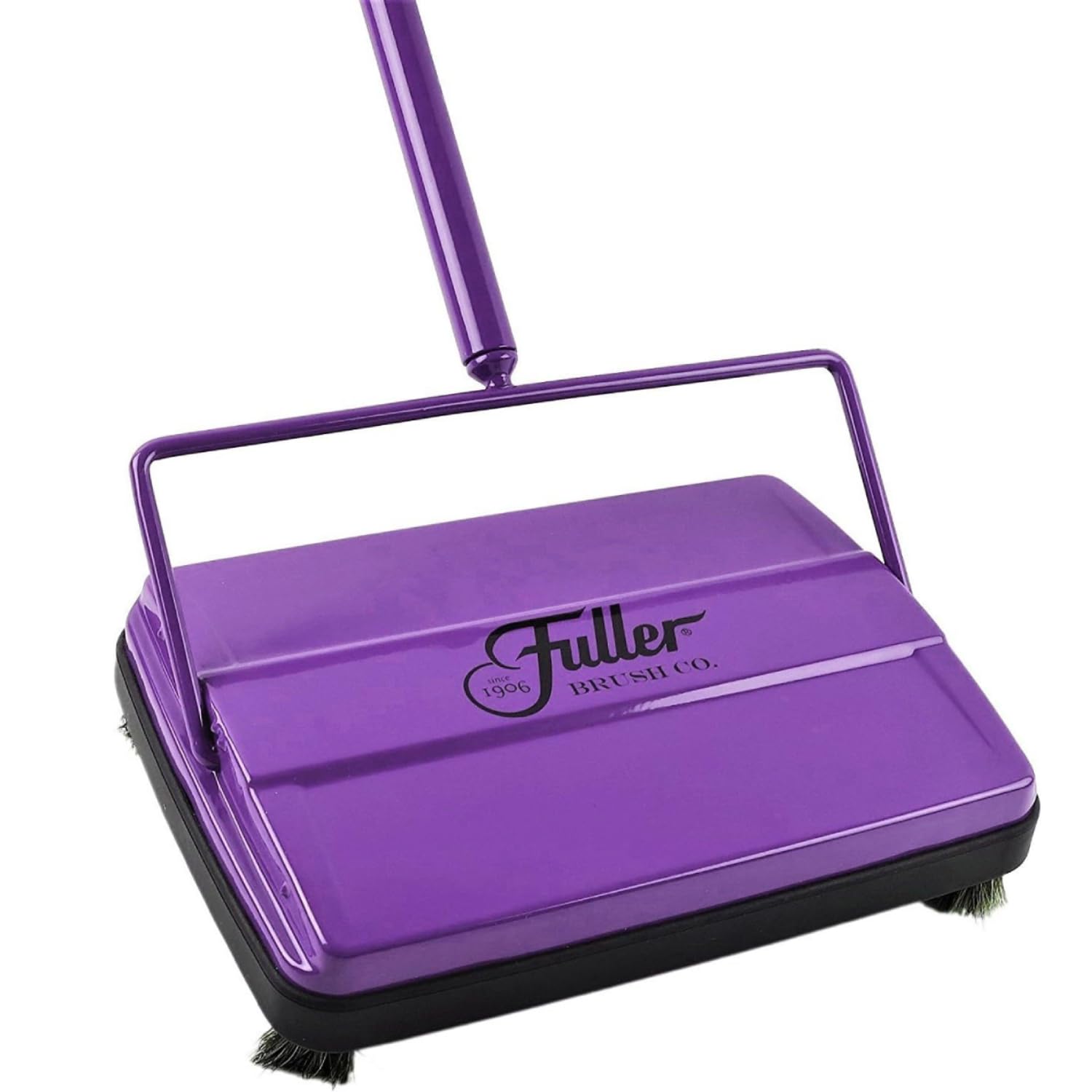 Fuller Brush 17032 Electrostatic Carpet & Floor Sweeper - 9" Cleaning Path - Lightweight - Ideal for Crumby Messes - Works On Carpets & Hard Floor Surfaces - Purple