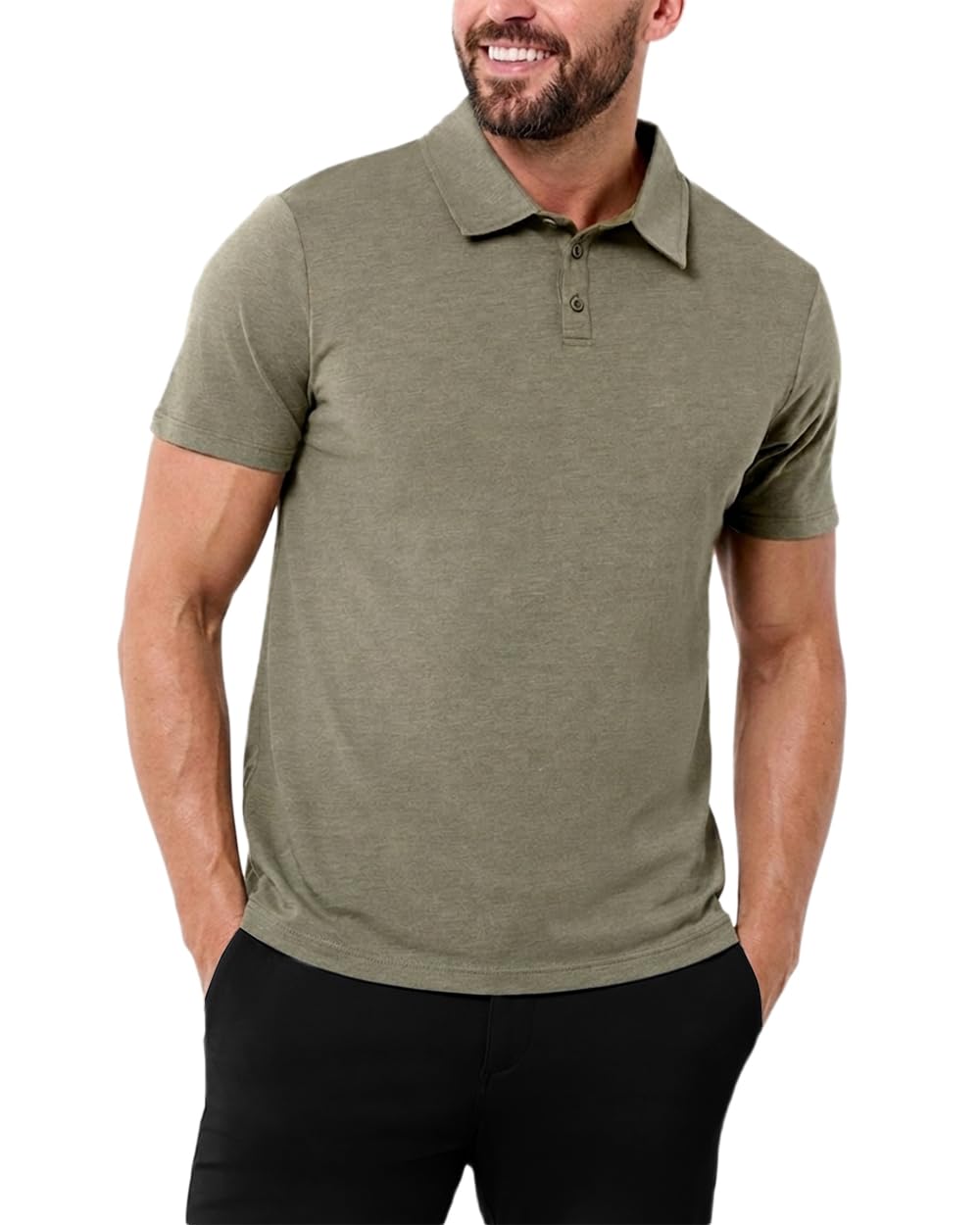 INTO The Am Am-Polo-Shirts Am-Polo-Camisas Hombre (Pack de 1)