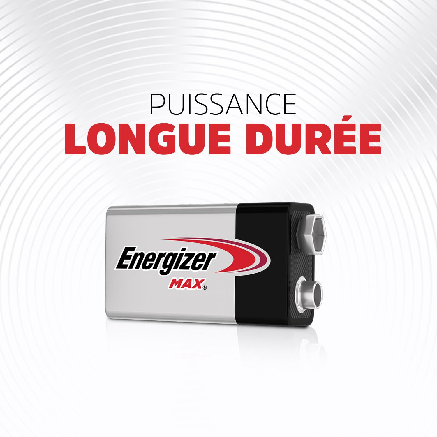 Energizer Max - Pile 9V (Lot de 3) - Alcaline Neuf Volts - Énergie Longue durée - pour Les Détecteurs de Fumée et Les Radios - Emballage 100% Recyclable et sans Plastique - Conservation 5 Ans