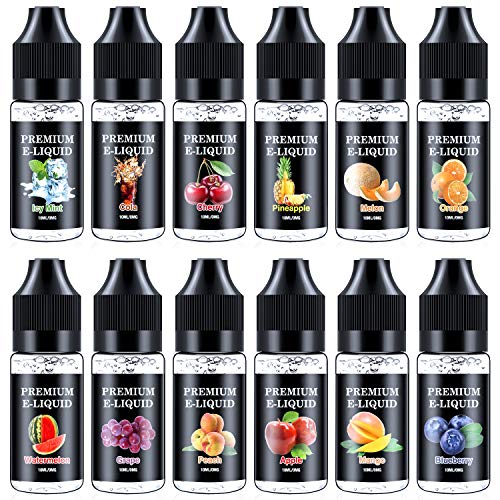 Estela E-líquido, 12 x 10 ml Set E-Líquido Liquido Cigarrillo Electronico Vape...