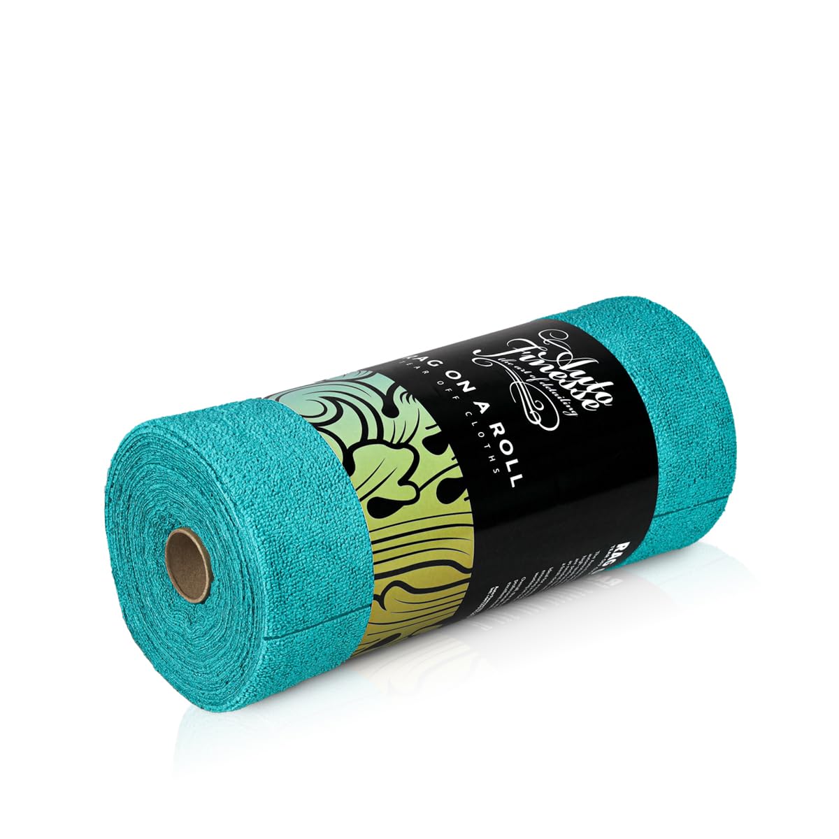 Auto Finesse Rag On A Roll - 50 Individual Detailing Microfibre Cloths, Multi-Purpose Car Cleaning Cloths, Lint Free