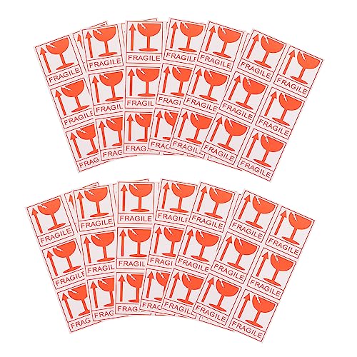 LALAFINA Professional Fragile Stickers 258 Count Caution up Adhesive Labels for Packages