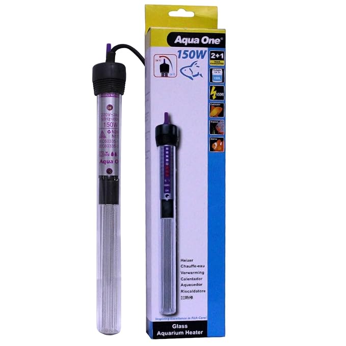 Jainsons Pet Products Aqua One High Class Glass Tube Aquarium Heater
