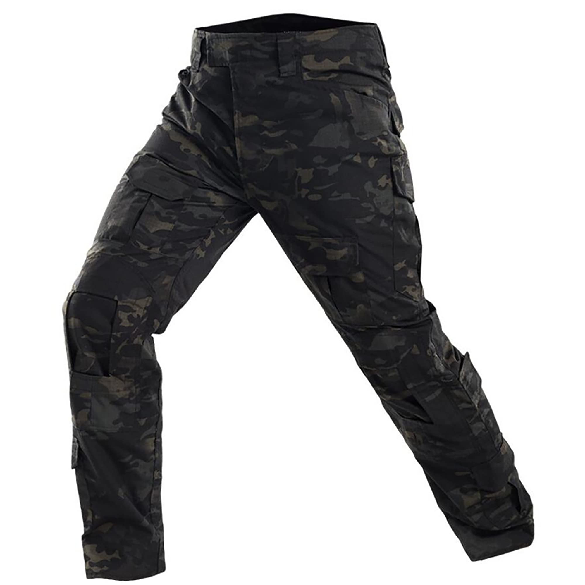 Tenue Airsoft Uniforme Militaire Tactique Pantalon de Combat Poches Multiples Pantalon et Tactical Chemise pour Paintball Chasse Tir BDU