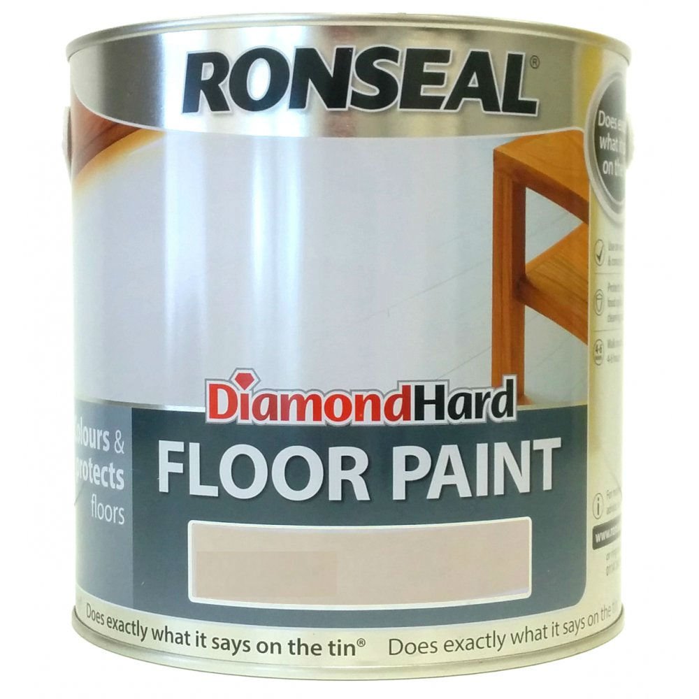 Ronseal Diamond Hard Floor Paint - Black - 2.5L