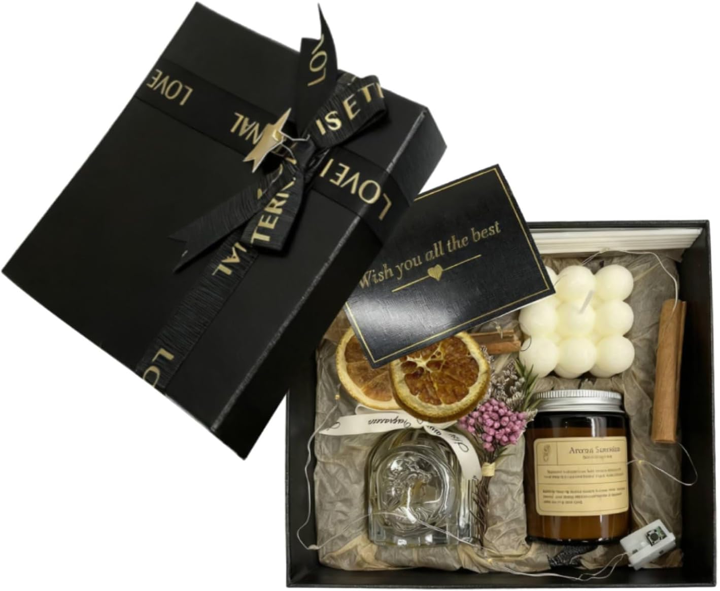 English Pear & Freesia Candle and Reed Diffuser Gift Set with – Long-Lasting Bot…